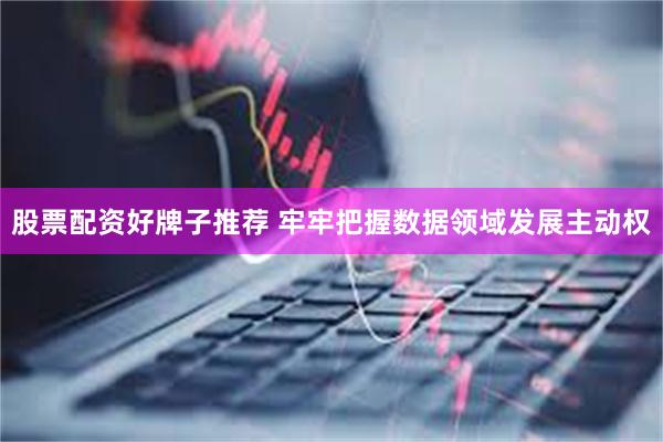 股票配资好牌子推荐 牢牢把握数据领域发展主动权