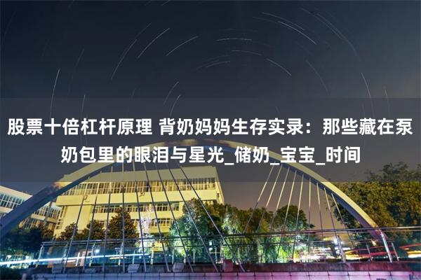 股票十倍杠杆原理 背奶妈妈生存实录：那些藏在泵奶包里的眼泪与星光_储奶_宝宝_时间