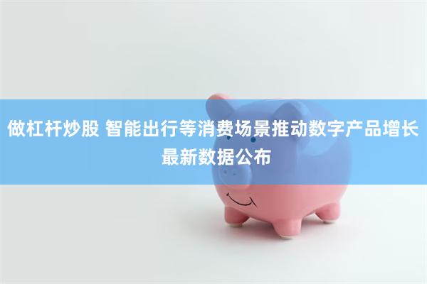 做杠杆炒股 智能出行等消费场景推动数字产品增长 最新数据公布
