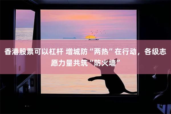 香港股票可以杠杆 增城防“两热”在行动，各级志愿力量共筑“防火墙”