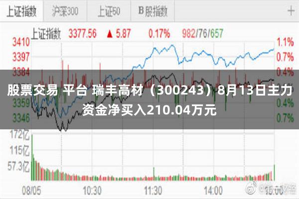 股票交易 平台 瑞丰高材（300243）8月13日主力资金净买入210.04万元